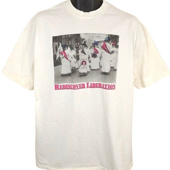 Vintage Other - Suffragist Parade T Shirt Mens Size XL Vintage 90s Womens Rights Liberation